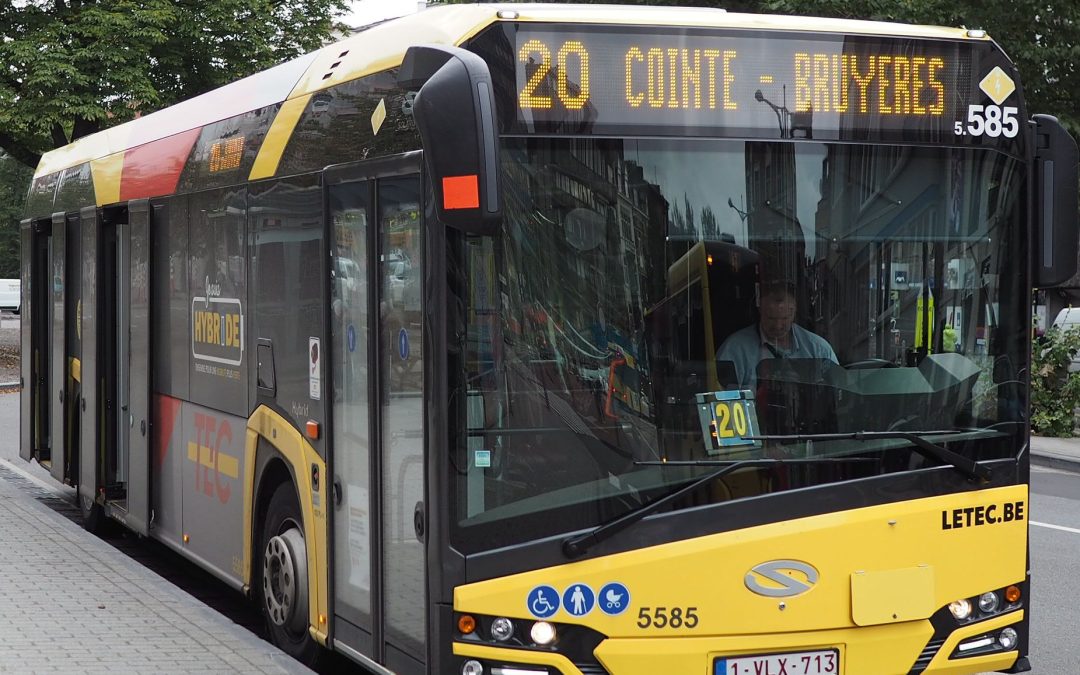 Reports d’arrêts pour les lignes de bus 21, 22 et 23