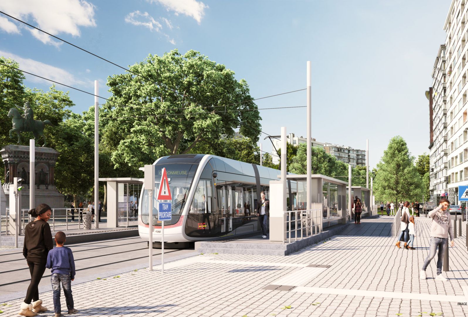 Une fois construit, le tram de Liège roulera 8 mois à vide sans passagers