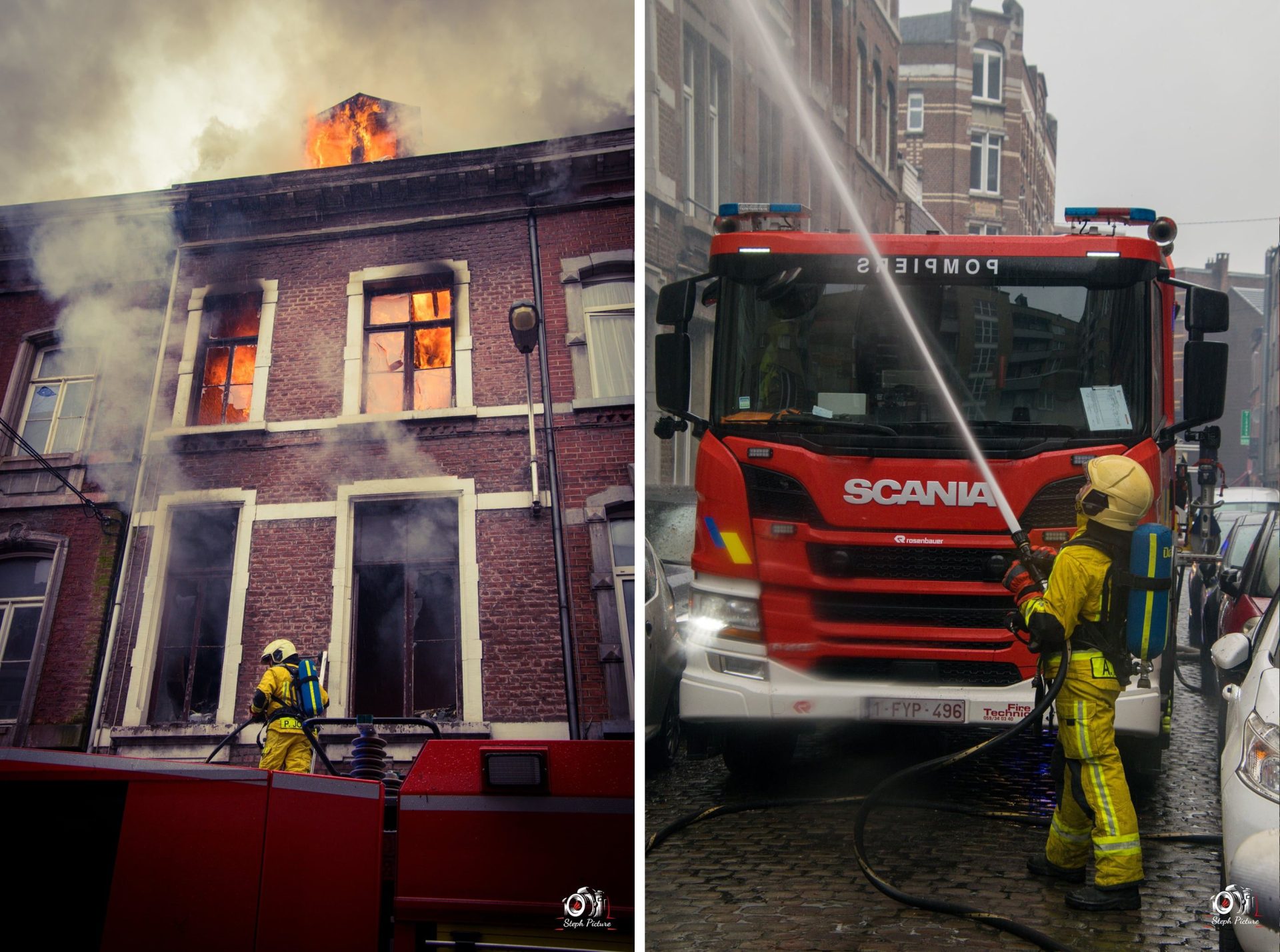 Gros incendie hier dans le quartier d’Outremeuse