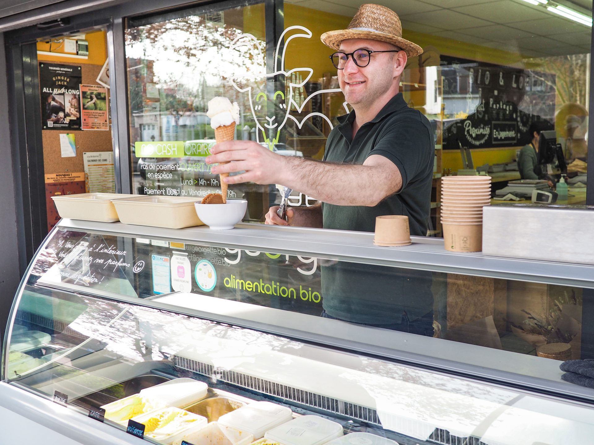 Georgette, un nouveau comptoir de glaces artisanales et bio sur les hauteurs de Liège