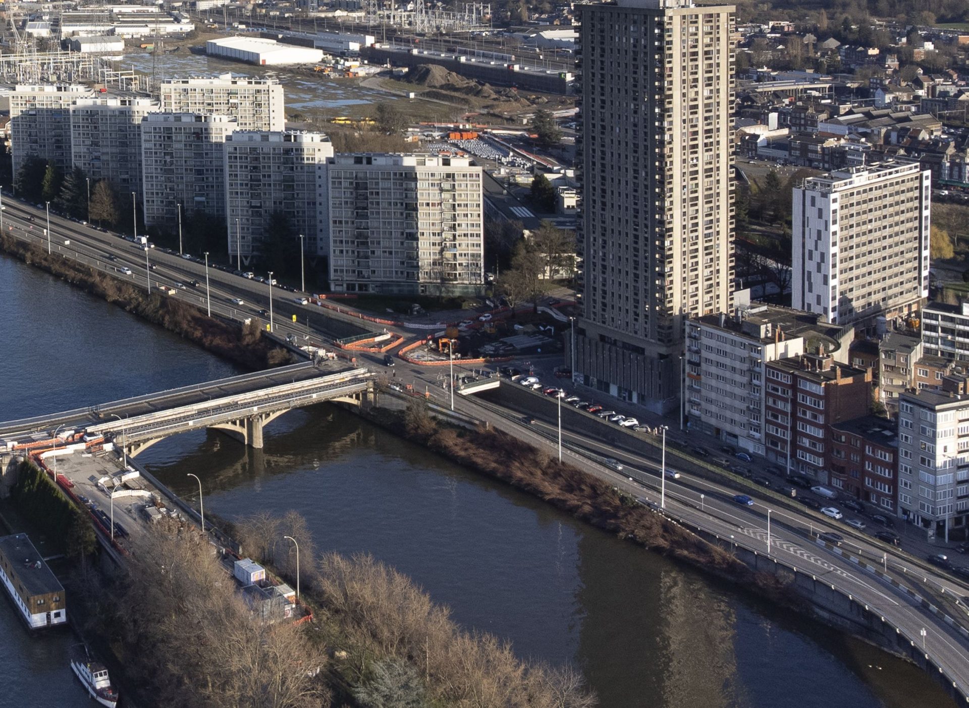 Il faut désormais faire un grand détour lorsque l’on veut aller au centre-ville depuis certaines rues de Droixhe