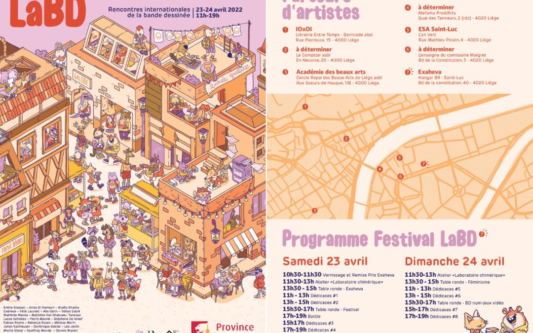 Un festival de la BD pour faire la part belle aux jeunes créateurs fin avril