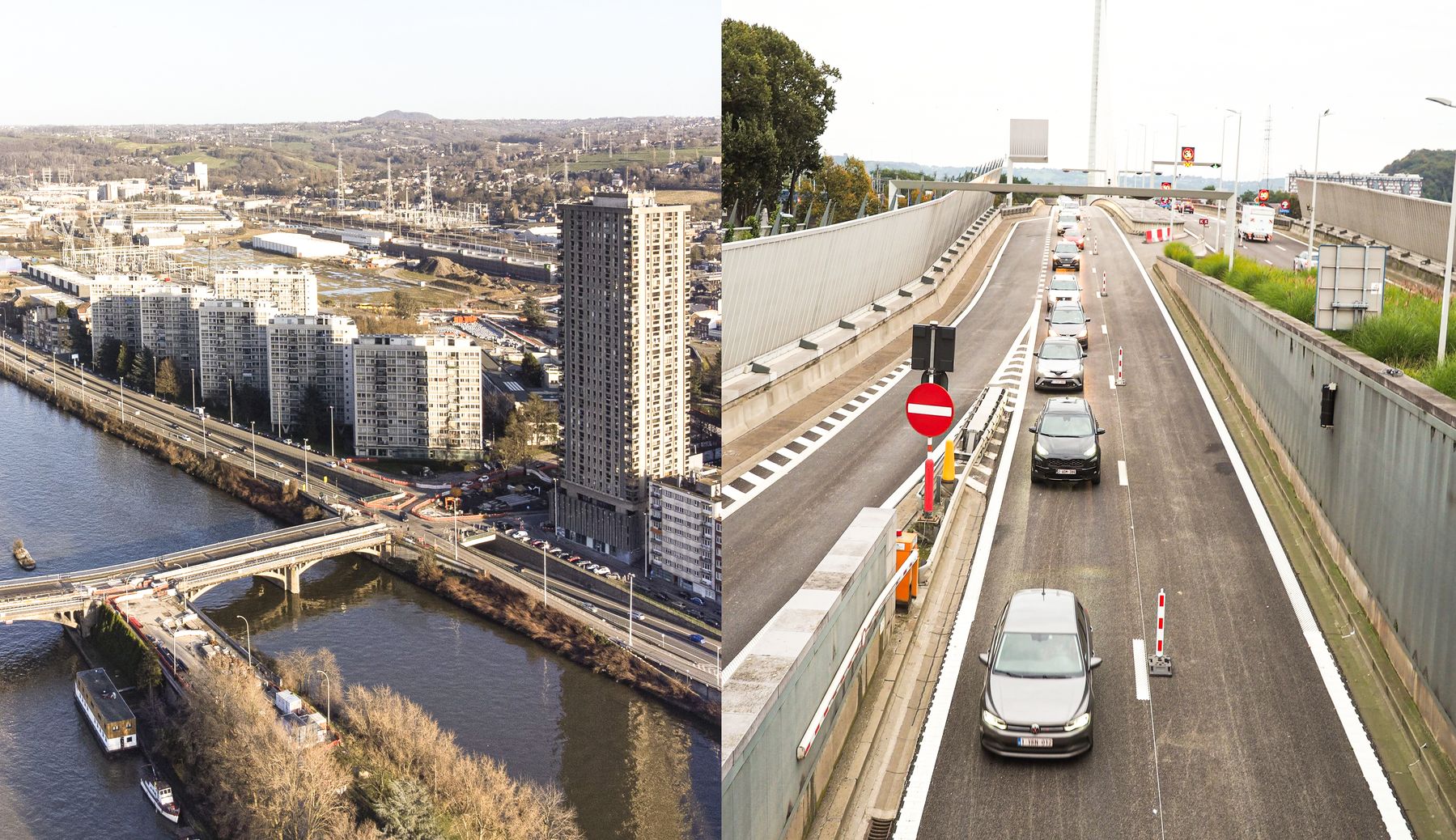 Entrée de ville à Droixhe et tunnel de Cointe: la Sofico communique sur les (futurs) embarras de circulation