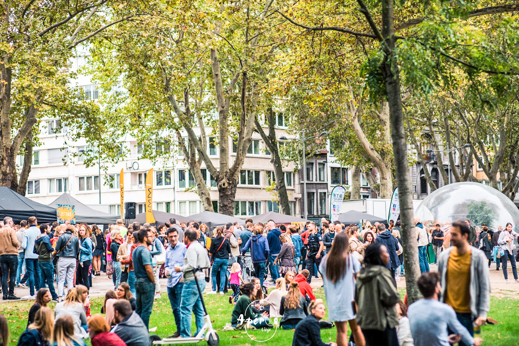Les Apéros Liège reprennent au parc d’Avroy dans un mois
