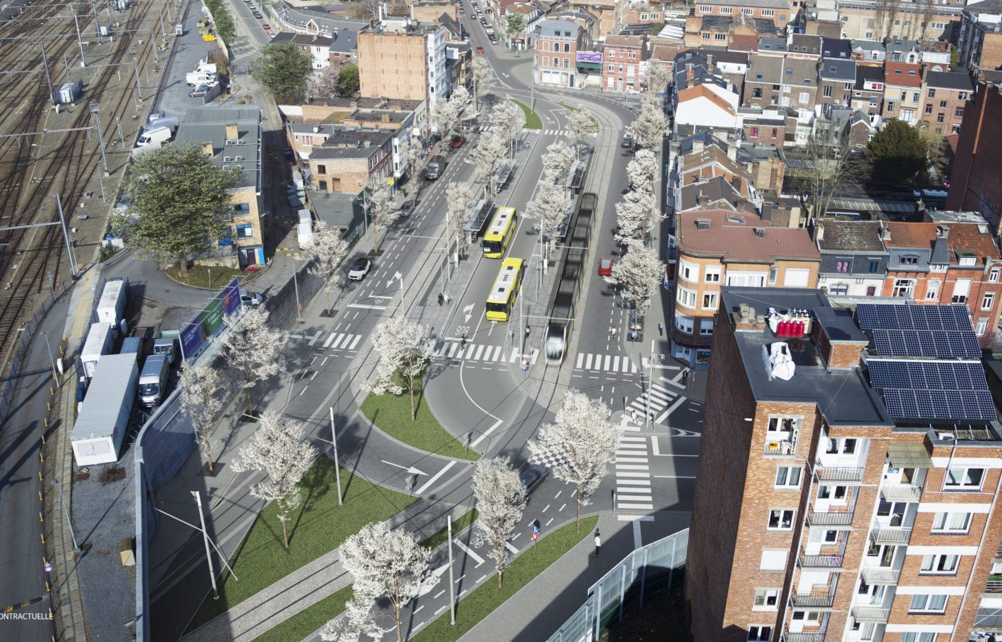 Séance d’information sur les travaux du tram côté place Général Leman et avenue Blonden ce jeudi