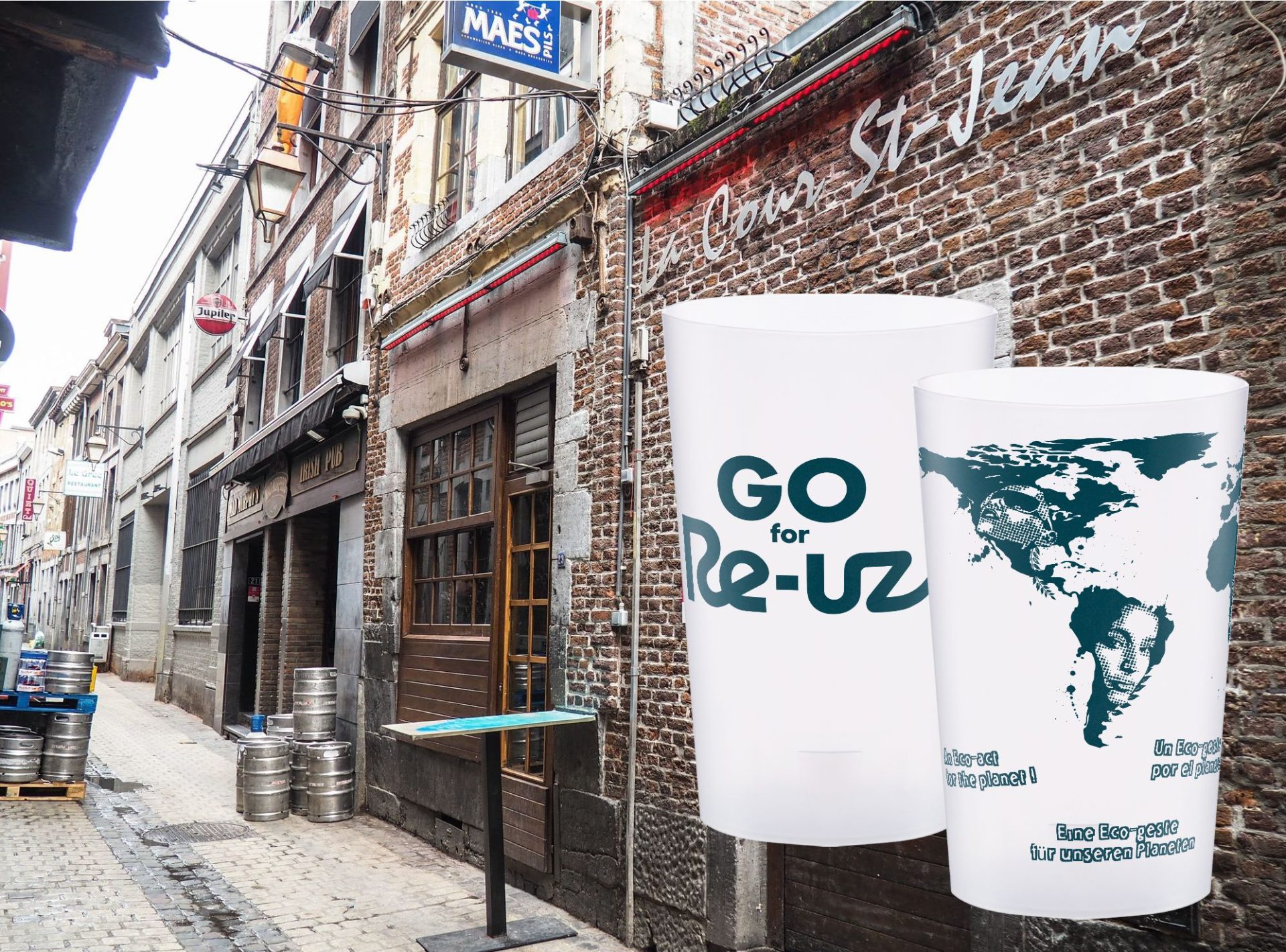 Des gobelets en plastique réutilisables dans le Carré et les zones festives de Liège ?