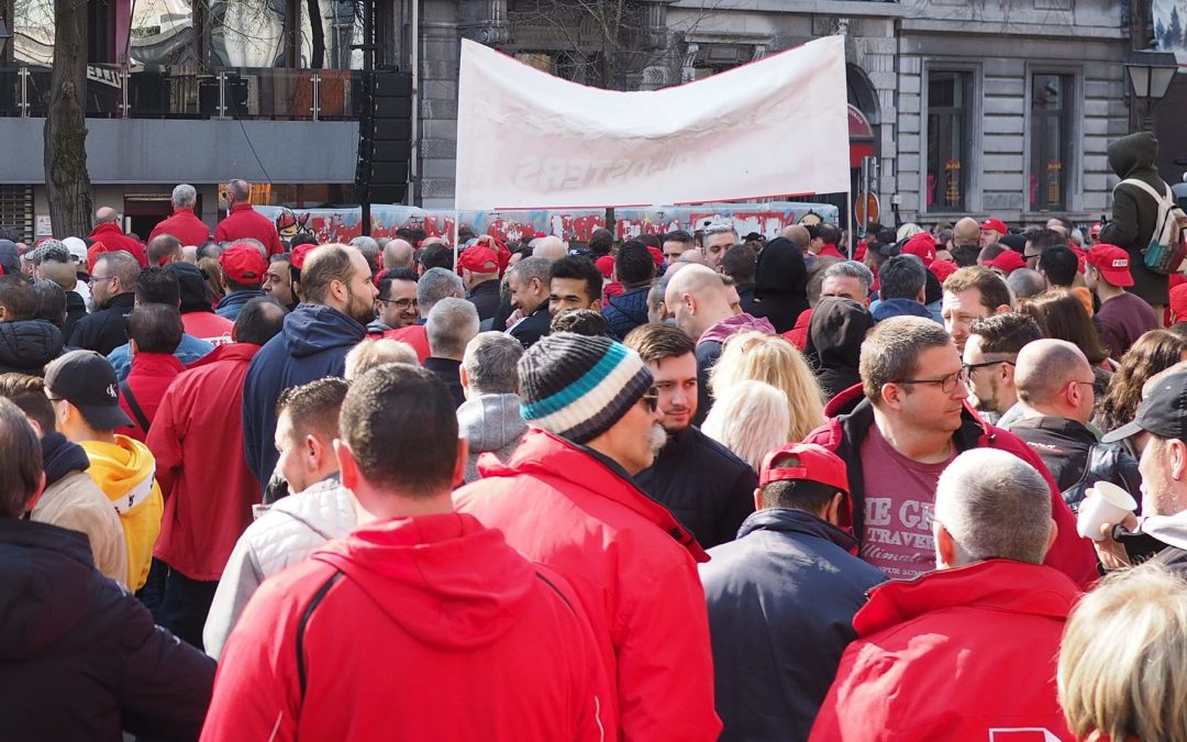 Manifestation syndicale ce vendredi à Liège