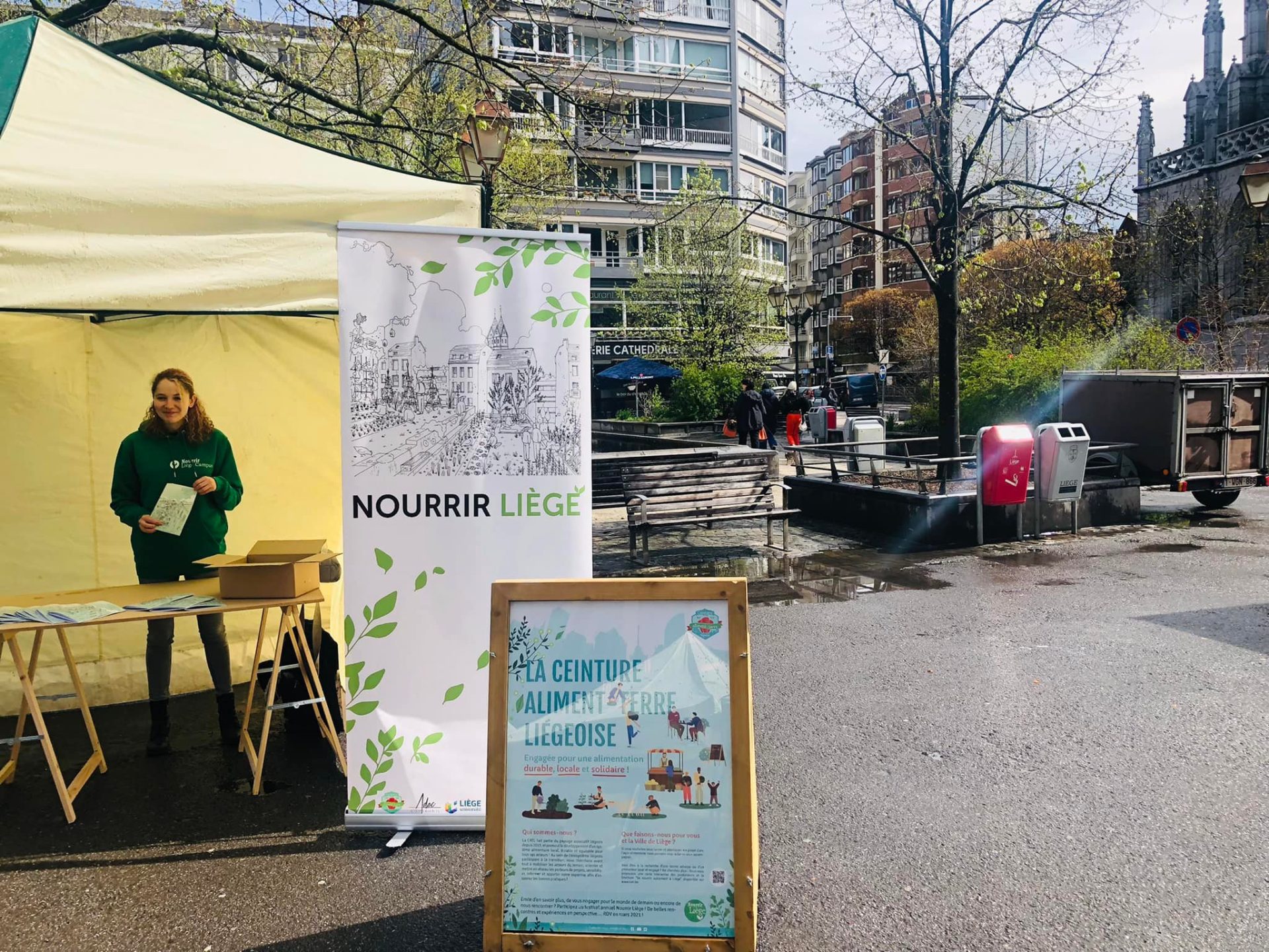 Le  festival Nourrir Liège 2022 revient place Cathédrale