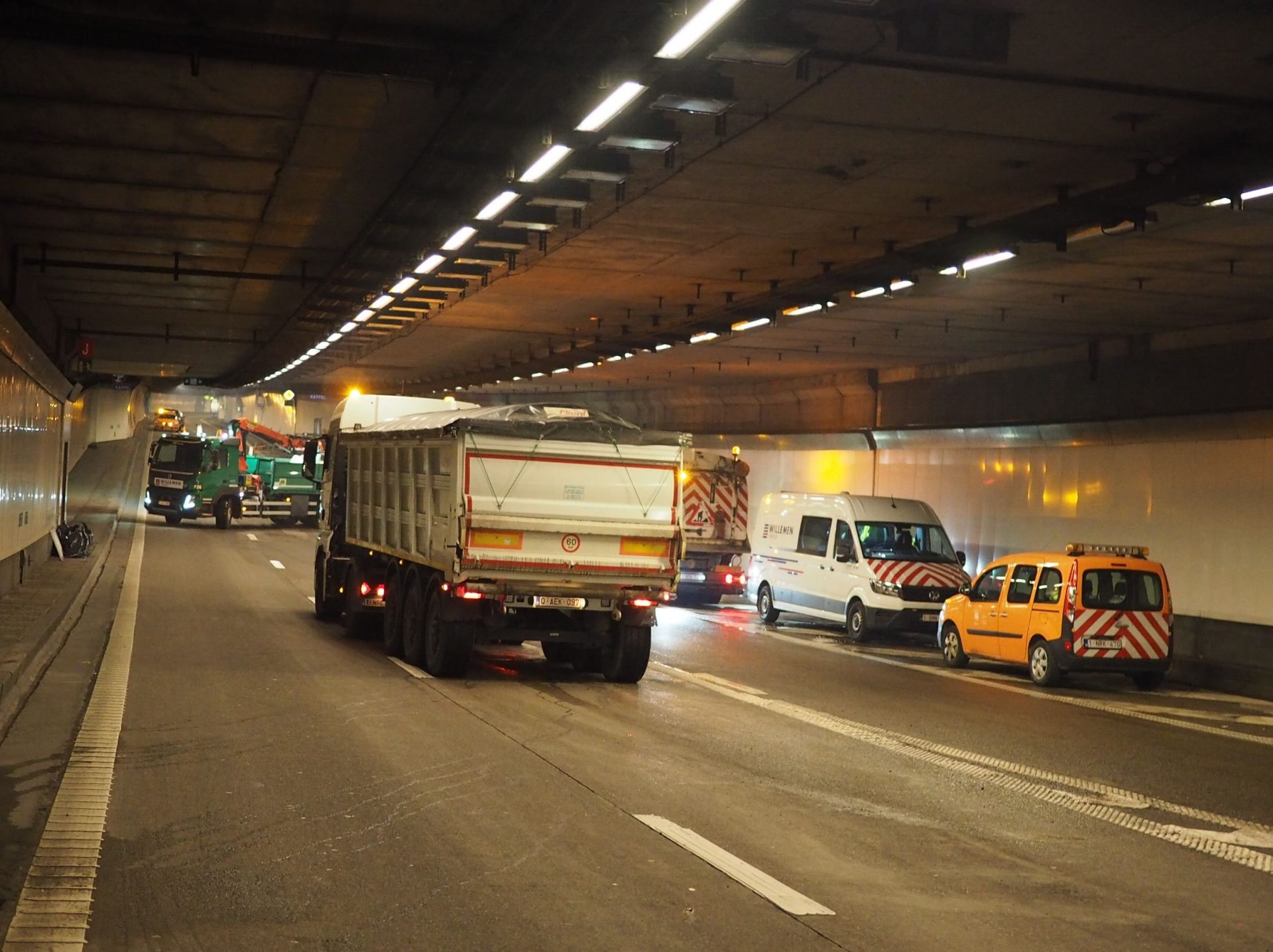 Encore trois nuits de fermeture du tunnel de Cointe