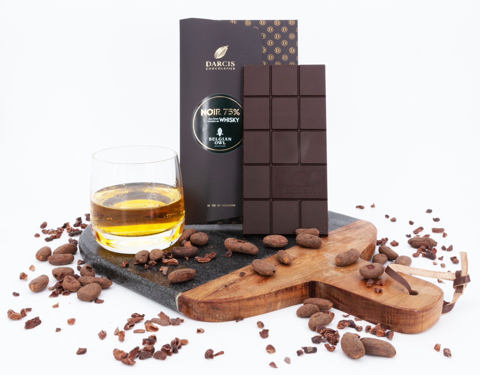 Un chocolat au whisky 100% belge réalisé par deux artisans de la province de Liège