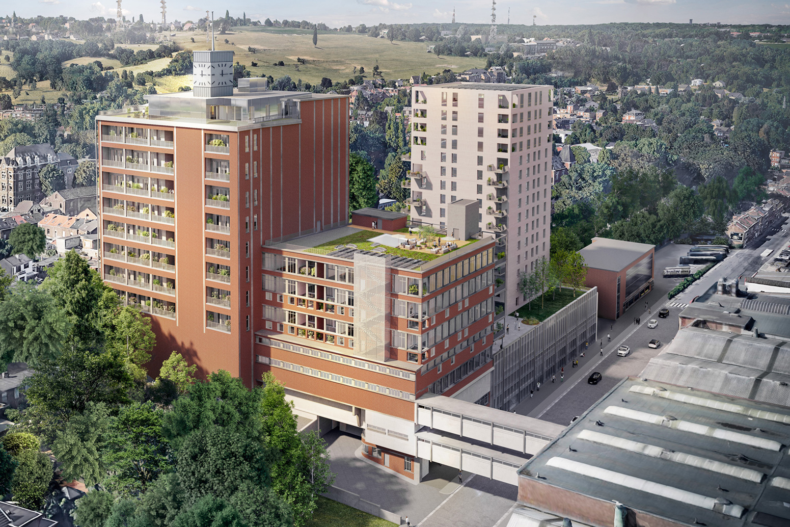 Une centaine de logements dans un nouvel immeuble de 12 étages à Jupille
