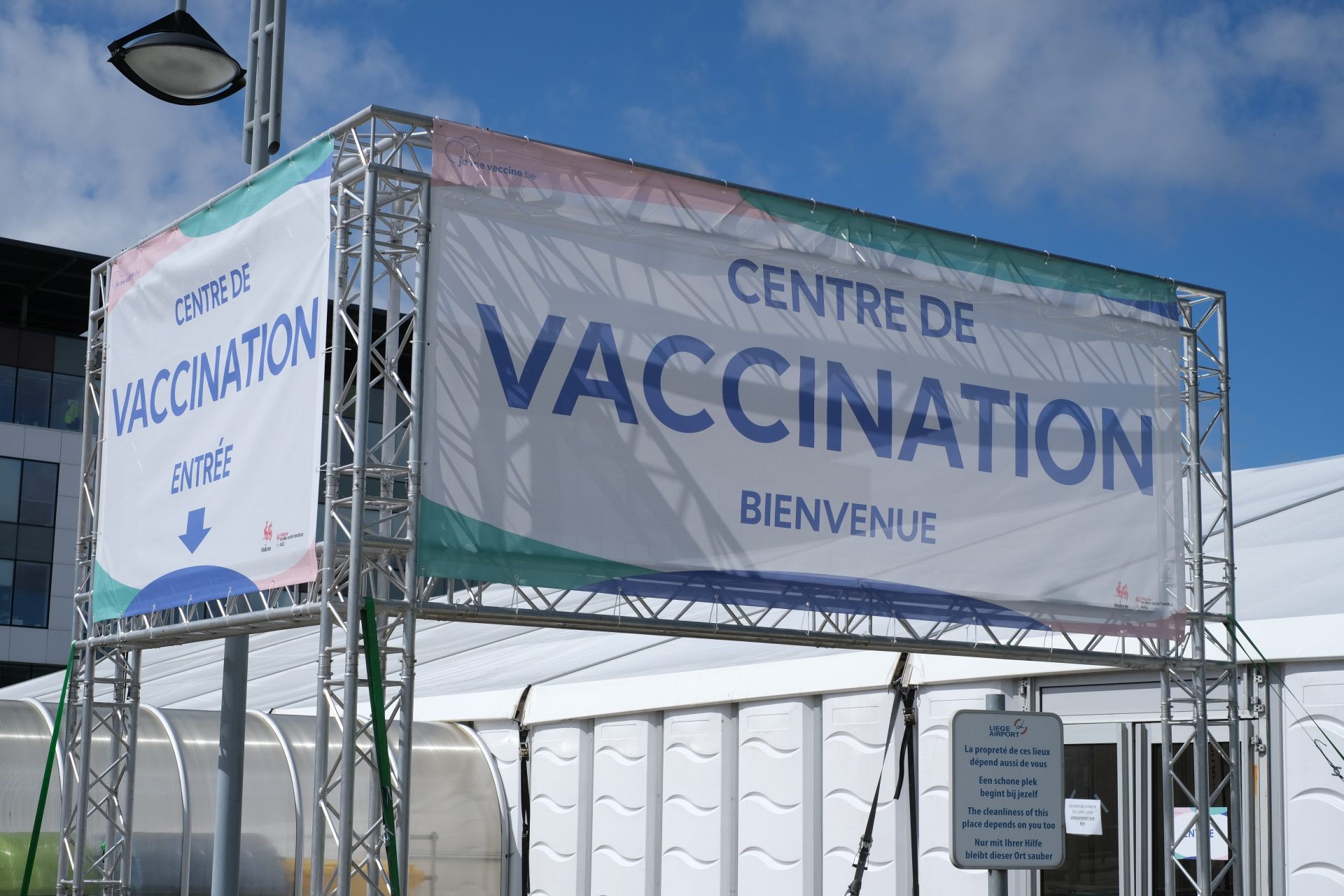 Le centre de vaccination de Liege Airport ouvre à nouveau ses portes