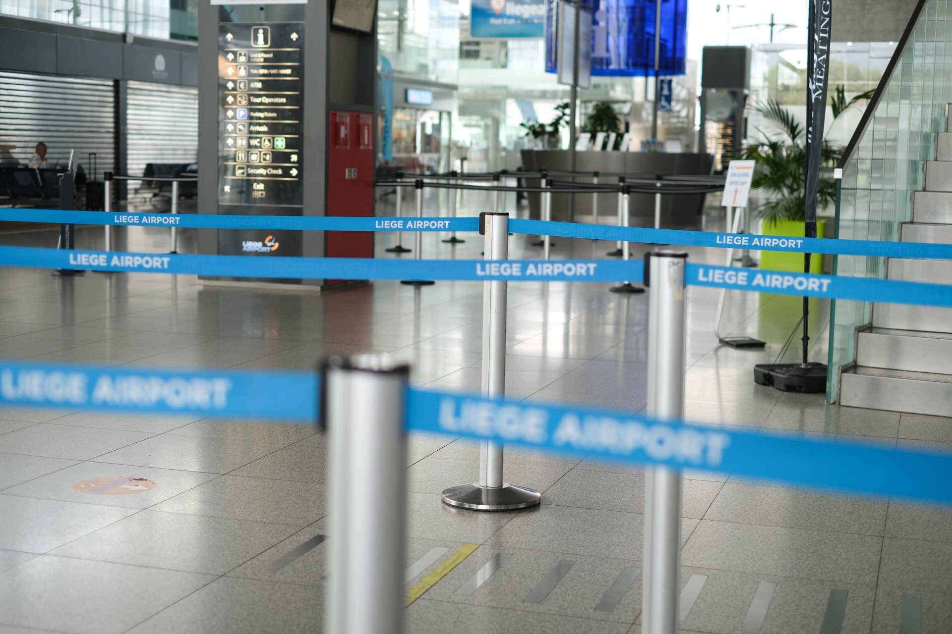 La frontière fermée 24h à Liege Airport