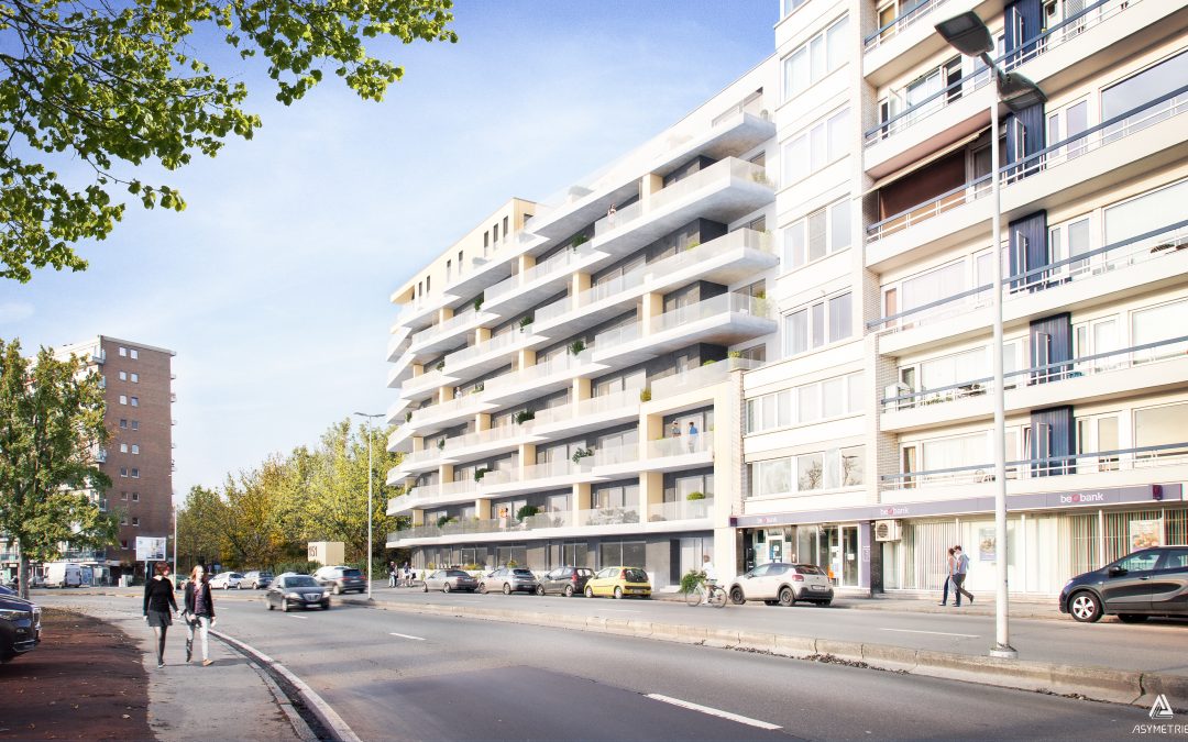 Un immeuble de 80 logements à la place de l’ancien Intersport à Chênée