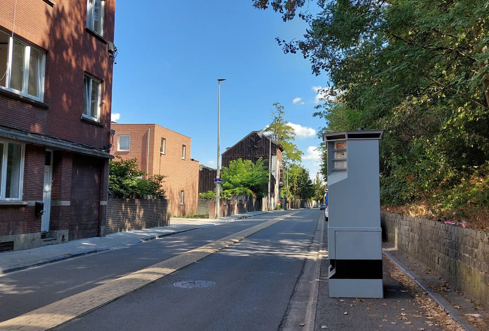 Lidar rue Winston Churchill à Bressoux