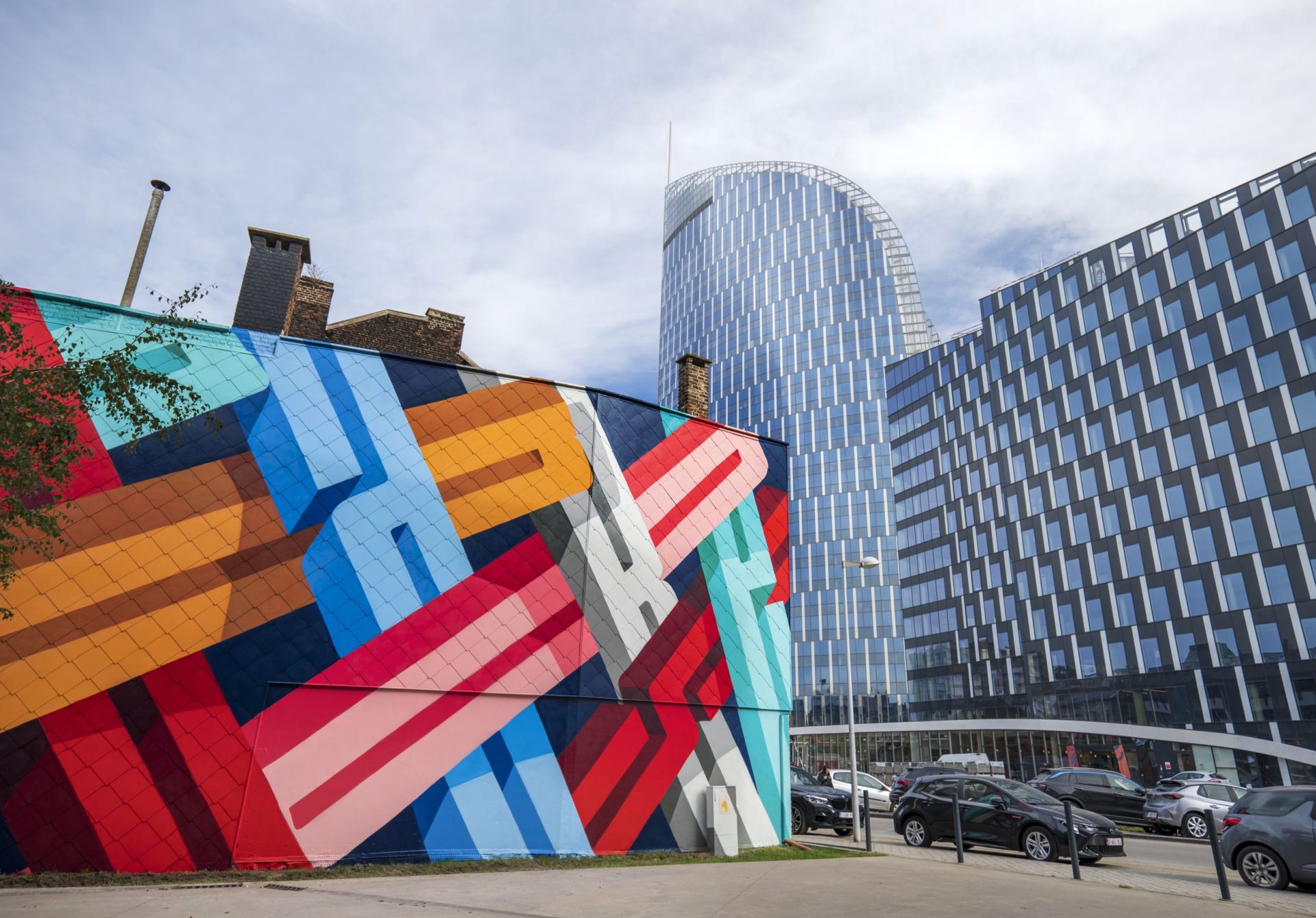 Nouvelle fresque artistique pour décorer le quartier des Guillemins