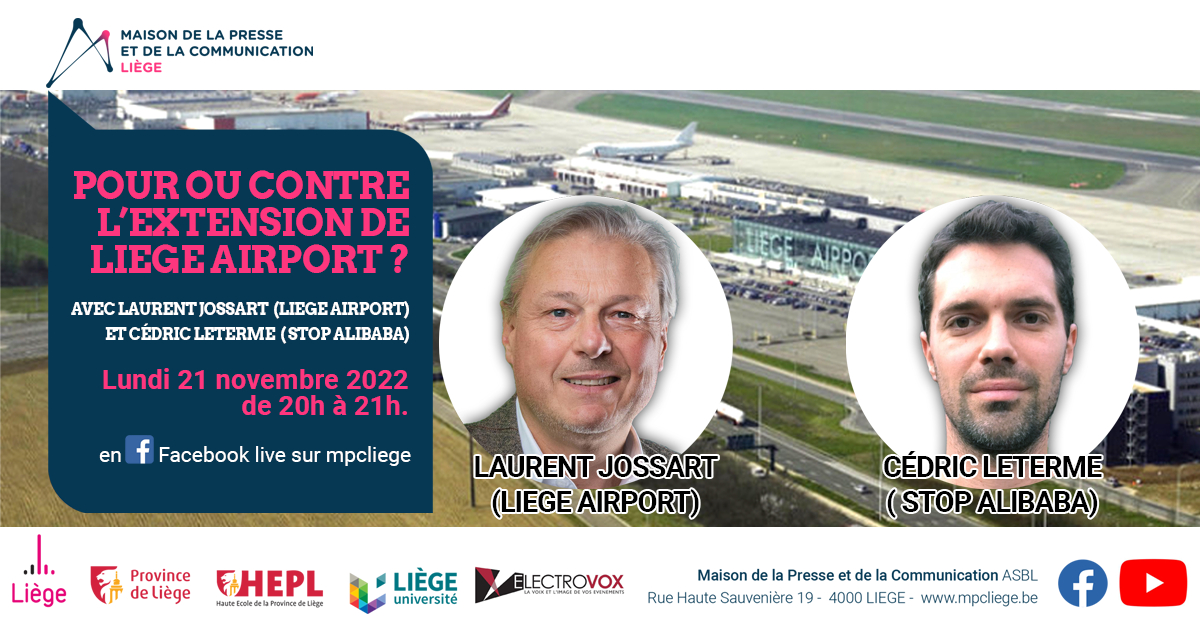 Le directeur de Liege Airport et le représentant de Stop Alibaba en face-à-face: un débat qui s’annonce chaud