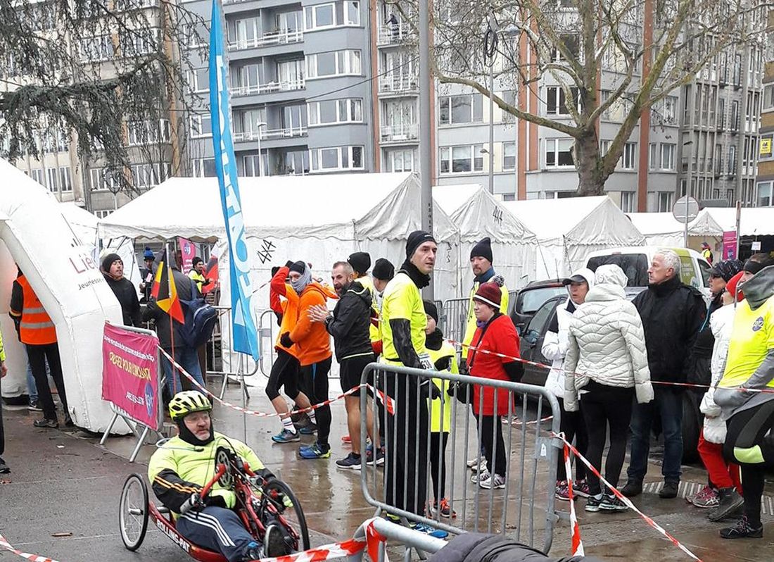Jogging inclusif avec des personnes en situation de handicap à la Boverie