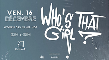 Agenda ► Who’s That Girl ? – Women DJs in Hip-Hop