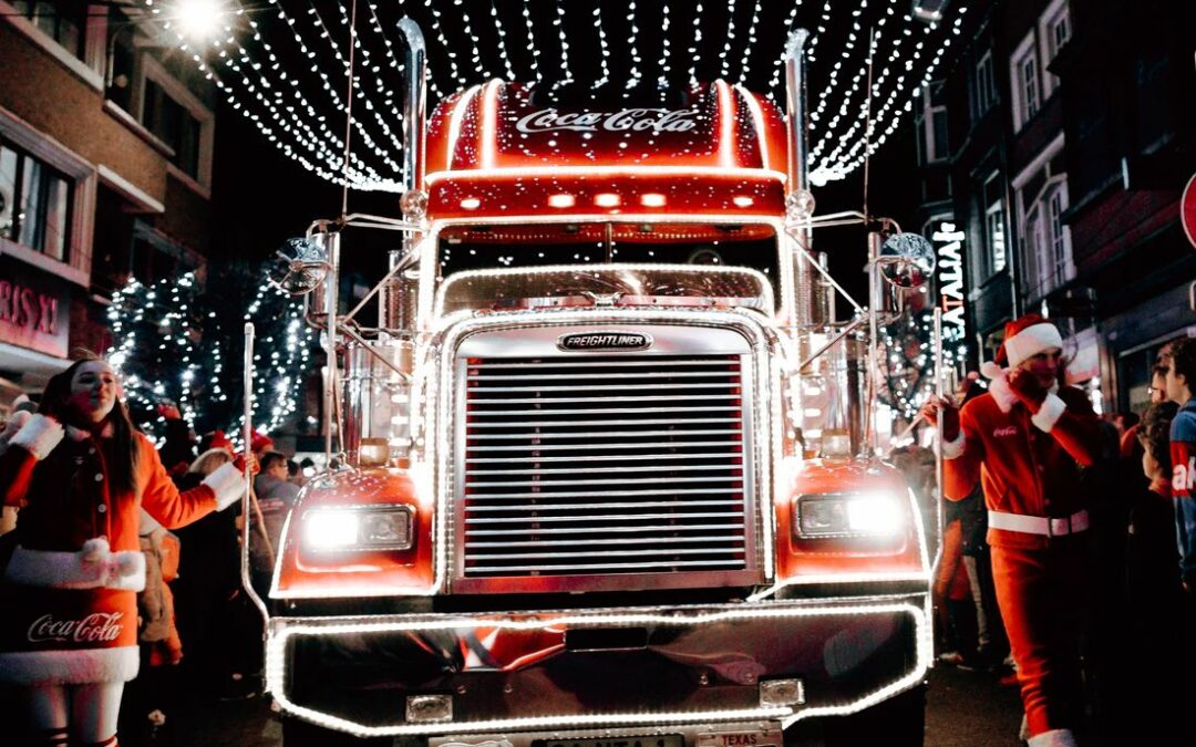 Le camion de Noël de Coca-Cola au Cora Rocourt le 27 décembre