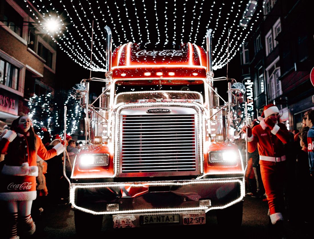 Le camion de Noël de Coca-Cola au Cora Rocourt le 27 décembre