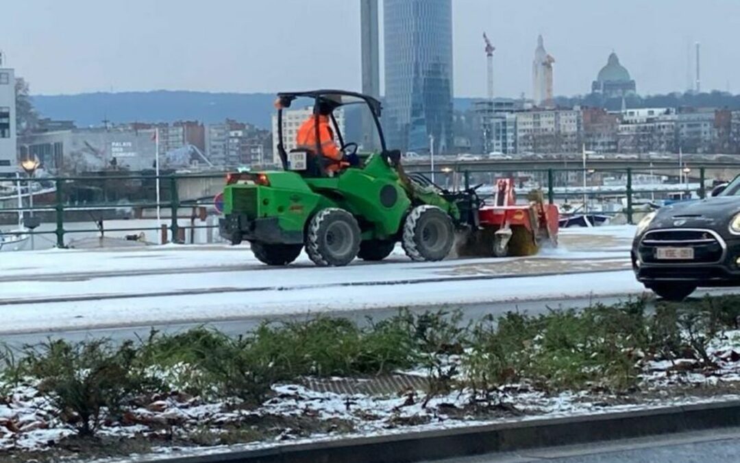 Chutes de neige: la Ville de Liège se félicite de la gestion des intempéries et de l’épandage