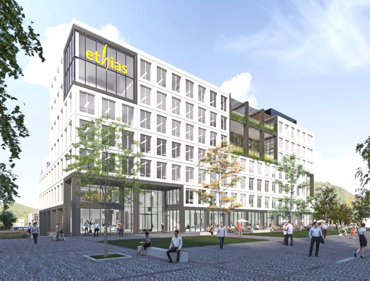 Octroi du permis d’urbanisme pour le nouveau siège d’Ethias au sein de l’éco-quartier de Coronmeuse