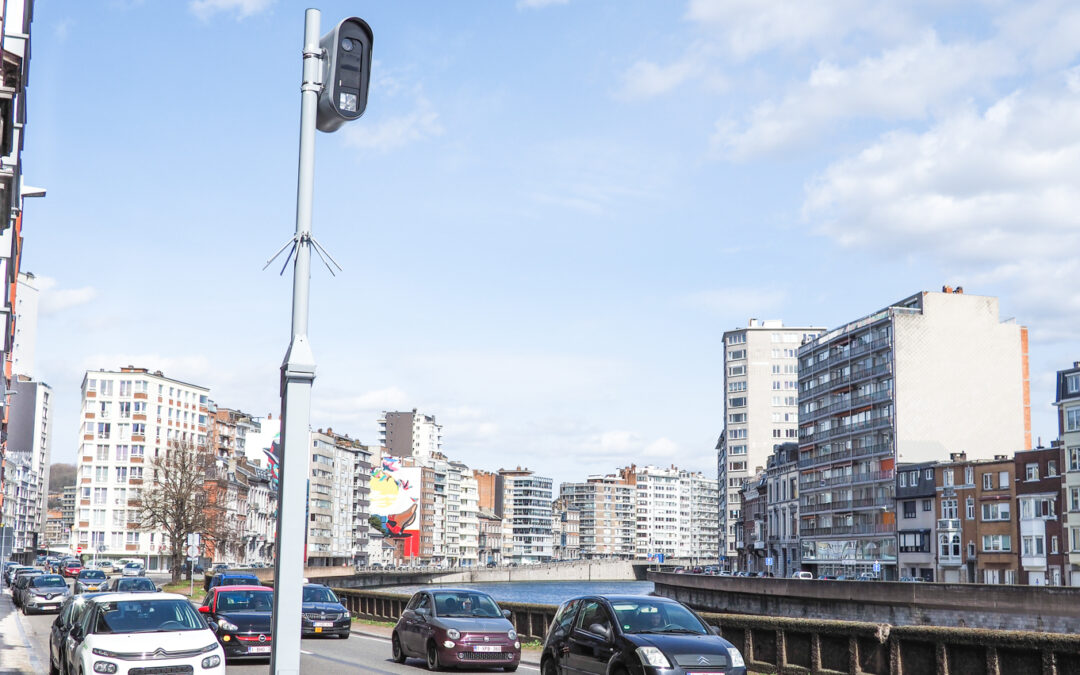 Le triple radar sur le quai près de la Médiacité au chômage depuis son installation il y a 2 ans