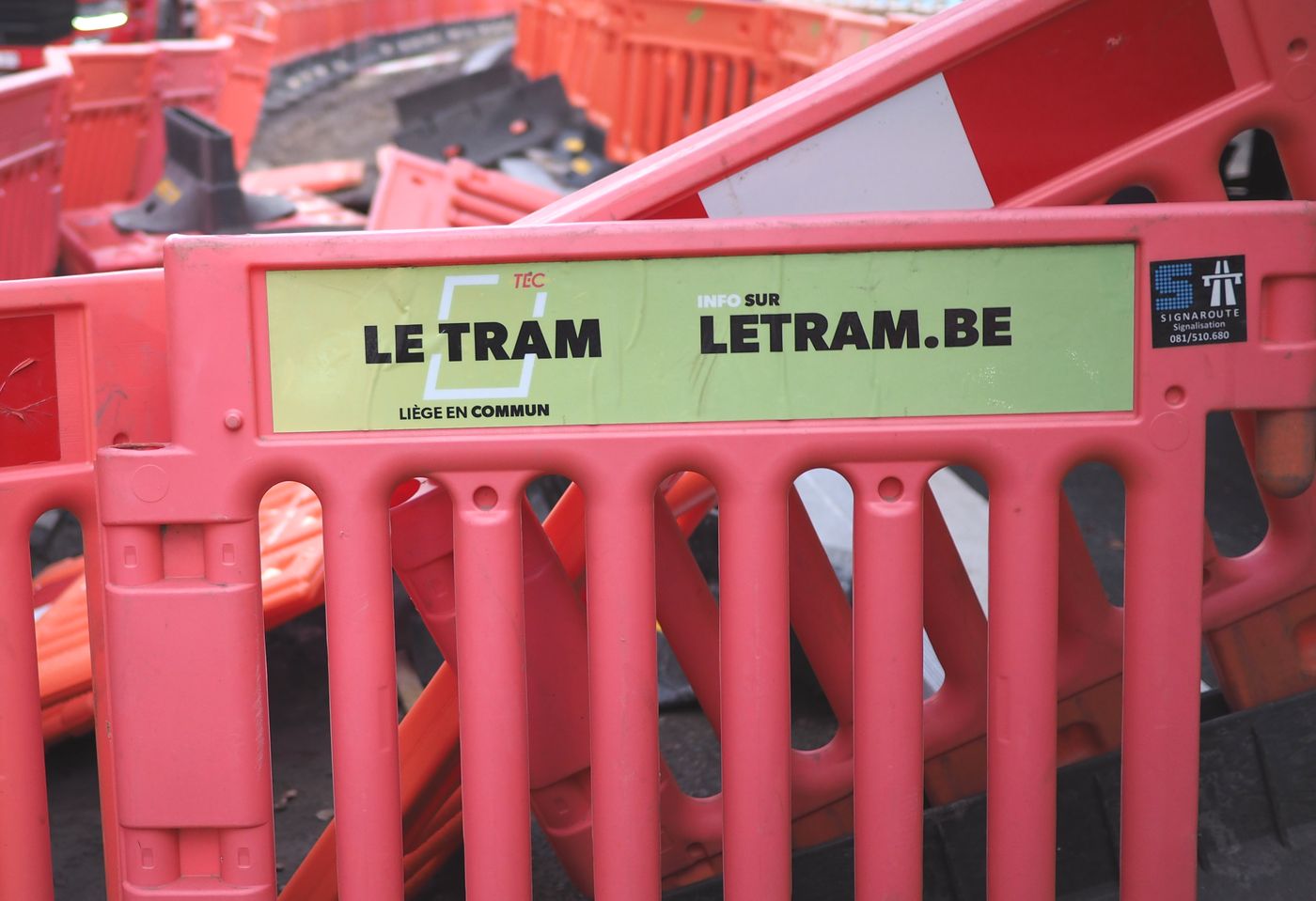 Tram: travaux d’impétrants et déviations place du Marché, au carrefour de la rue des Mineurs