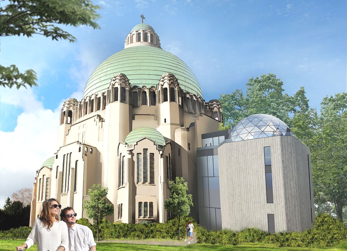 Salle d’escalade et restaurant panoramique dans la basilique de Cointe: la demande de permis introduite