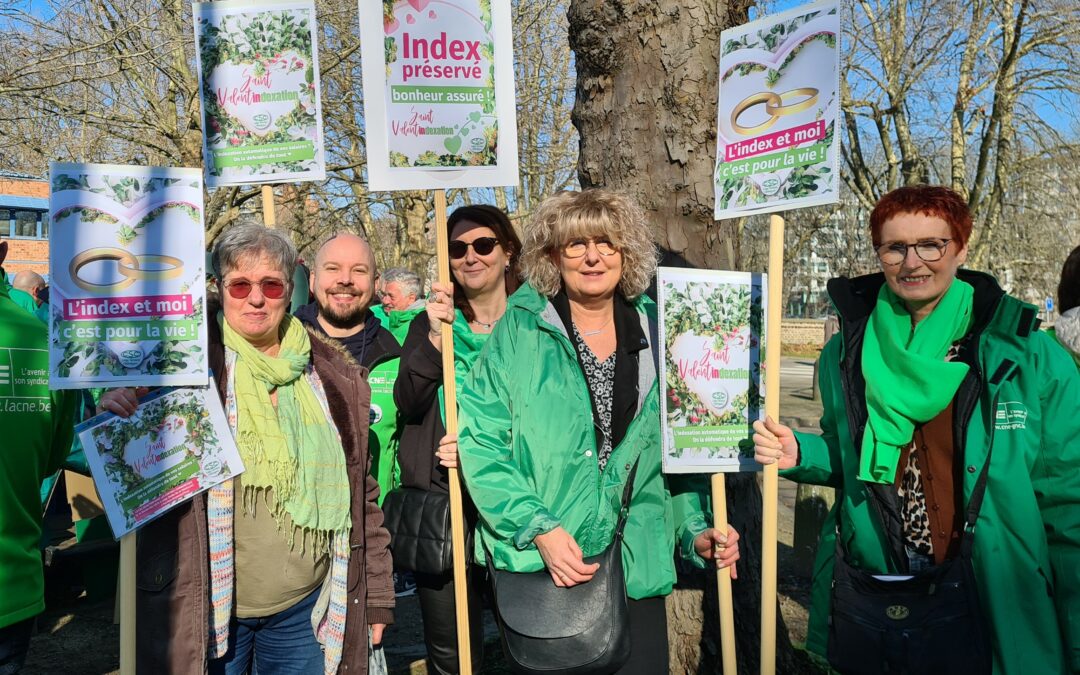 Manifestations de soutien à l’indexation automatique des salaires