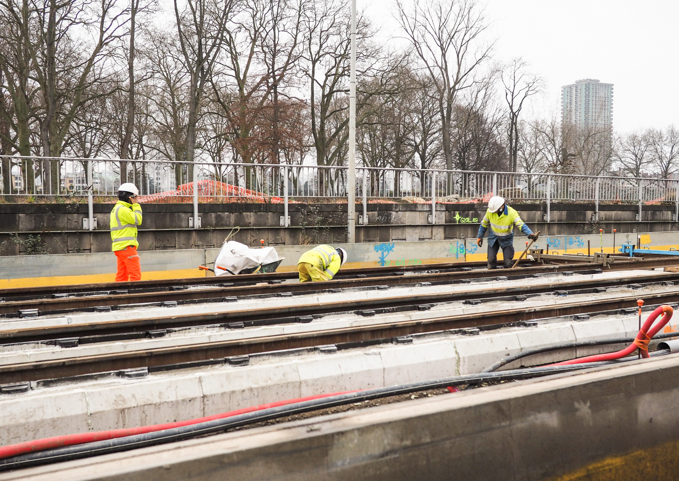 Retard du tram: une procédure de médiation en cours entre la Région wallonne et l’entreprise de travaux publics