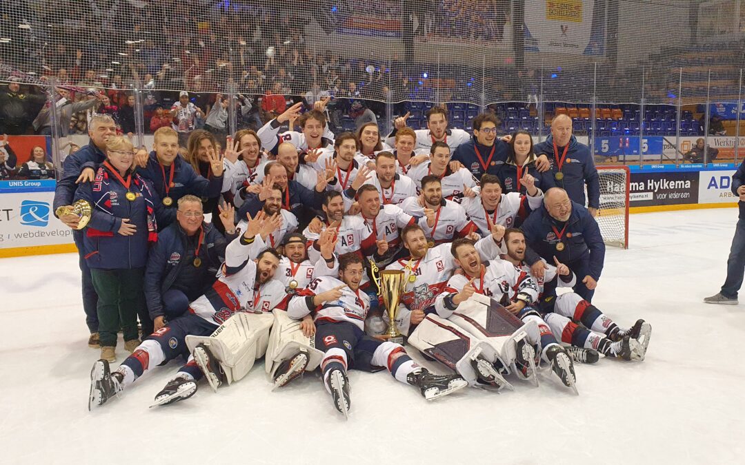 Saison historique pour les Bulldogs: les hockeyeurs liégeois raflent tout !