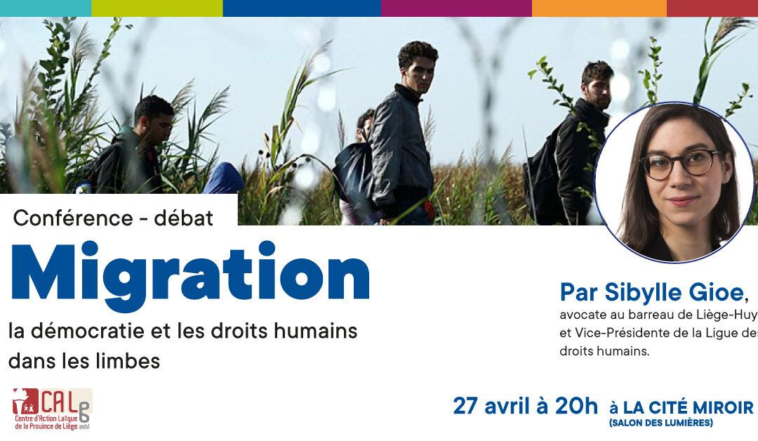 Agenda ► Migration : la démocratie et les droits humains dans les limbes