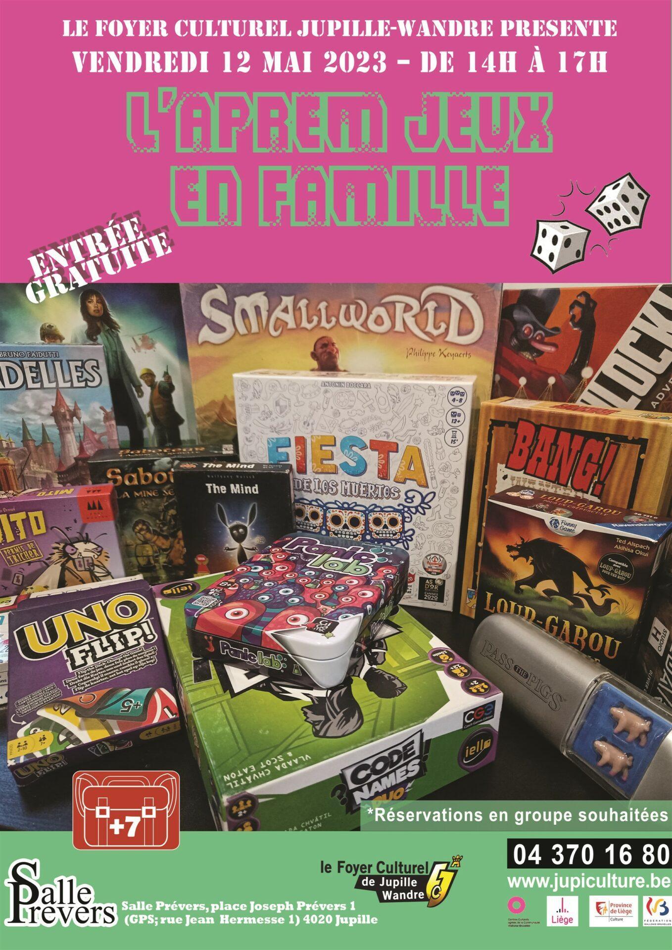 L'aprem jeux en famille