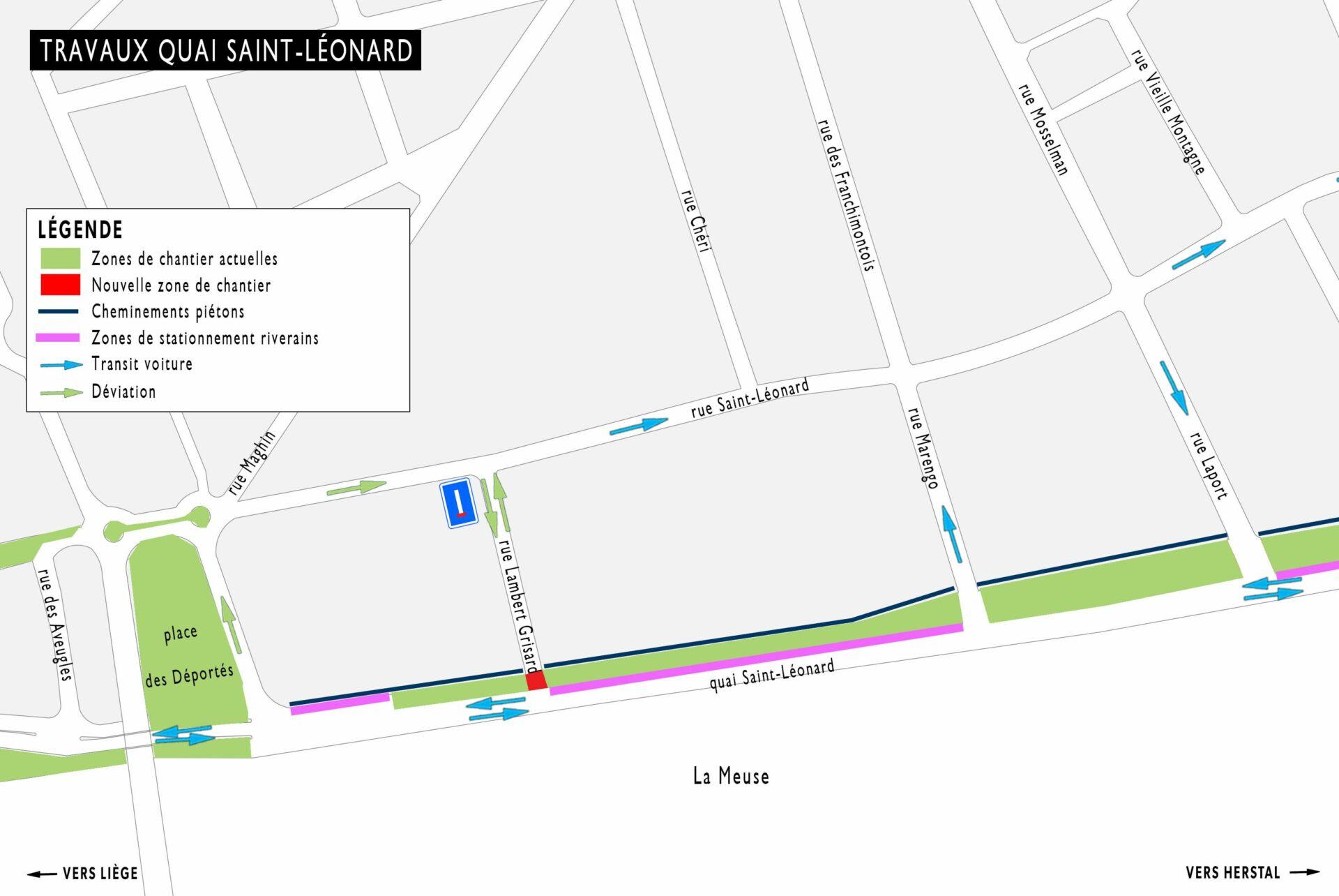 Nouveaux travaux de voirie dans le quartier Saint-Léonard