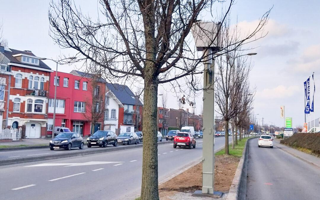 Nouveau radar fixe à l’entrée d’Herstal boulevard Zénobe Gramme