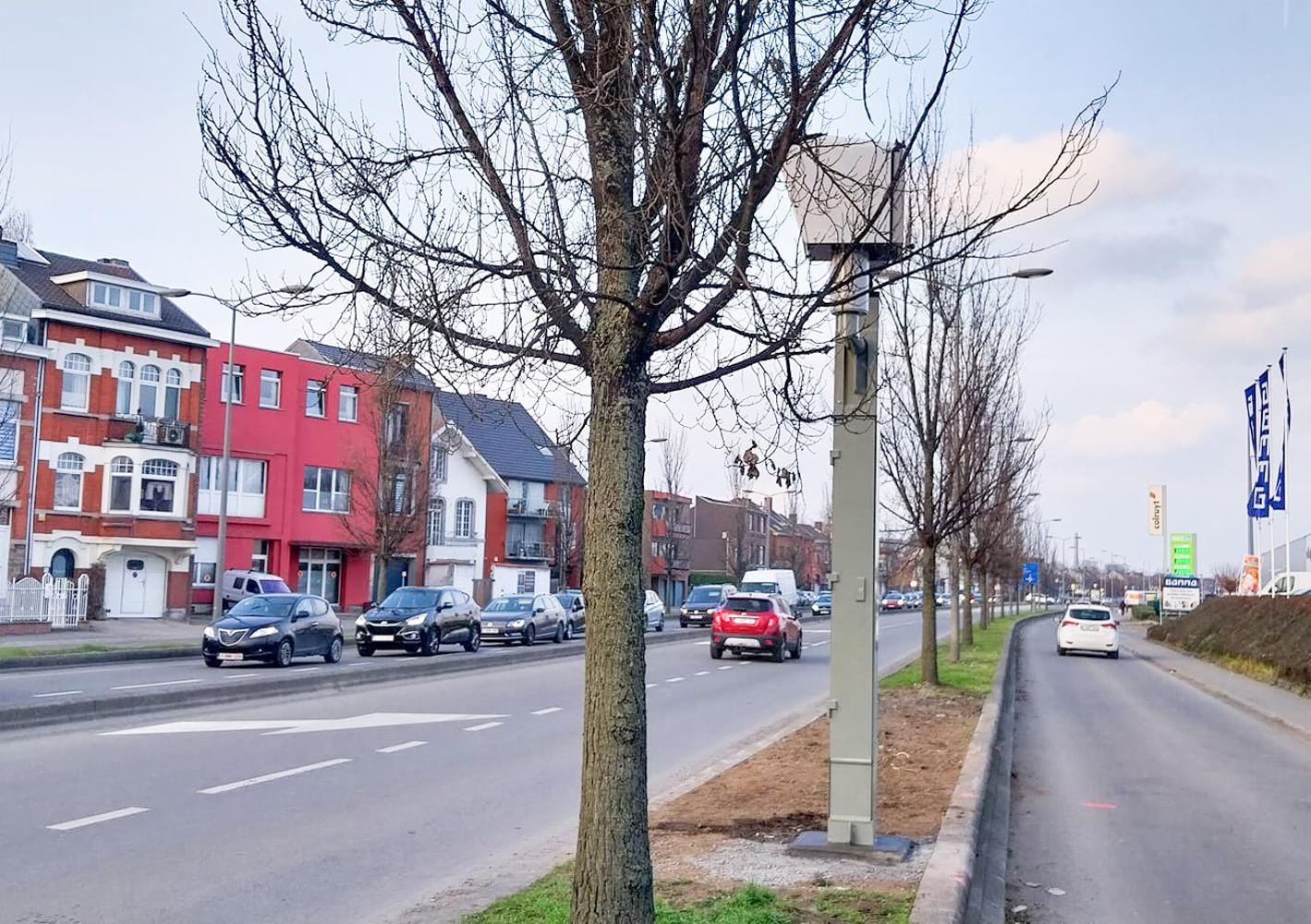 Nouveau radar fixe à l’entrée d’Herstal boulevard Zénobe Gramme