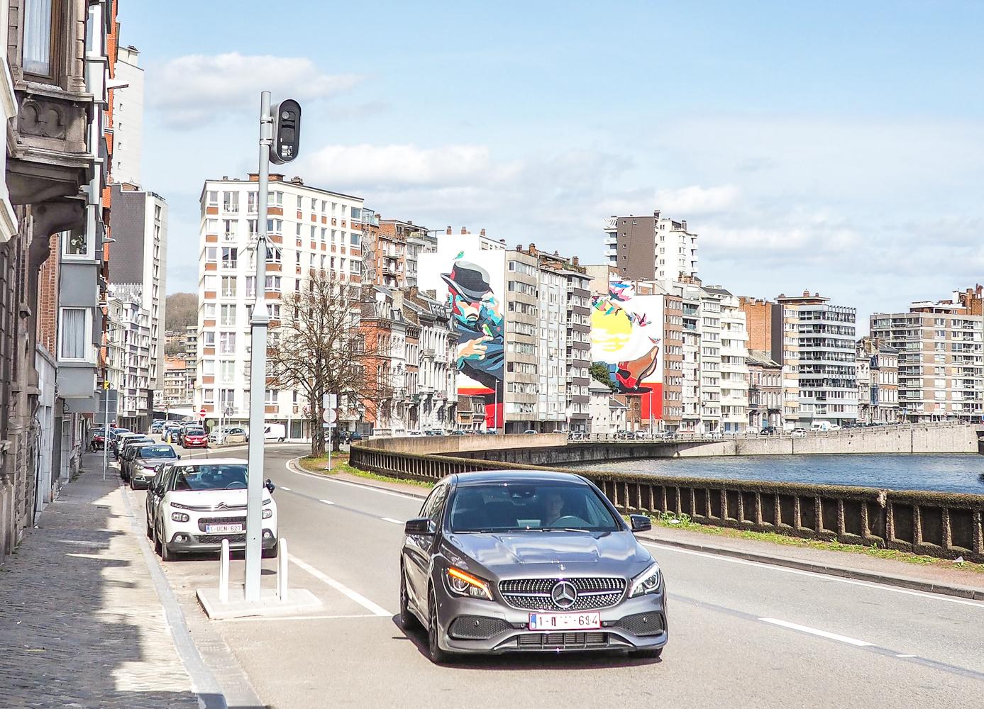 Le radar « vitesse et feu rouge » situé en face de la Médiacité n’est plus opérationnel actuellement