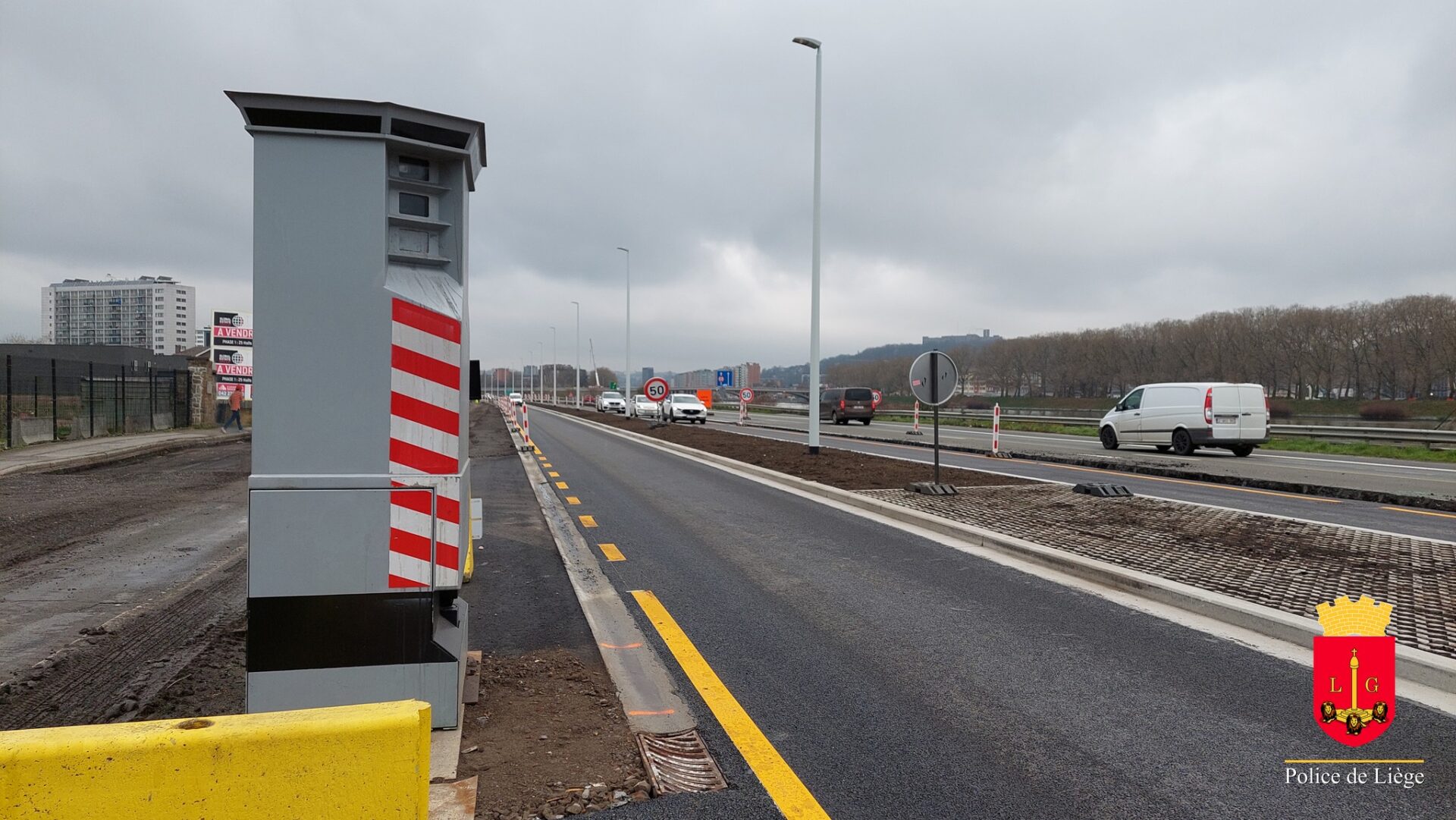 Plus qu’une seule bande de circulation vers Liège sur le chantier du futur boulevard urbain à Droixhe