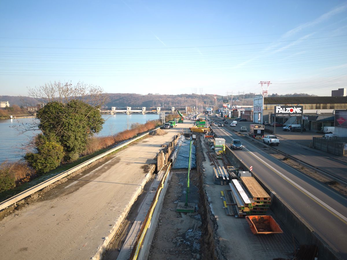 Changements de circulation aujourd’hui sur le chantier de la E25/ boulevard urbain à Droixhe