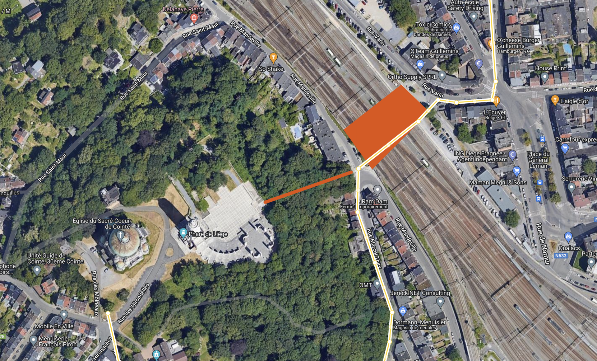 Manque-t-il un passage public sous les voies de chemin de fer aux Guillemins? Voici la proposition d’Urbagora