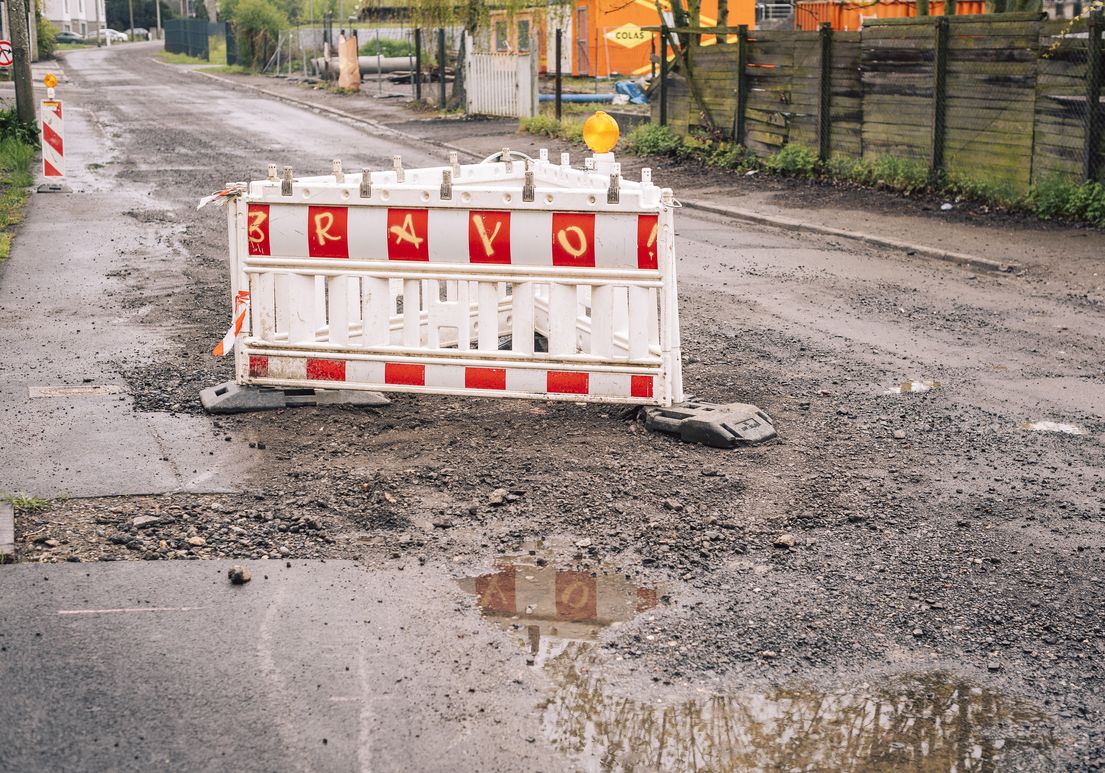 Une rue en chantier abandonnée depuis 4 mois à Sclessin: les riverains excédés