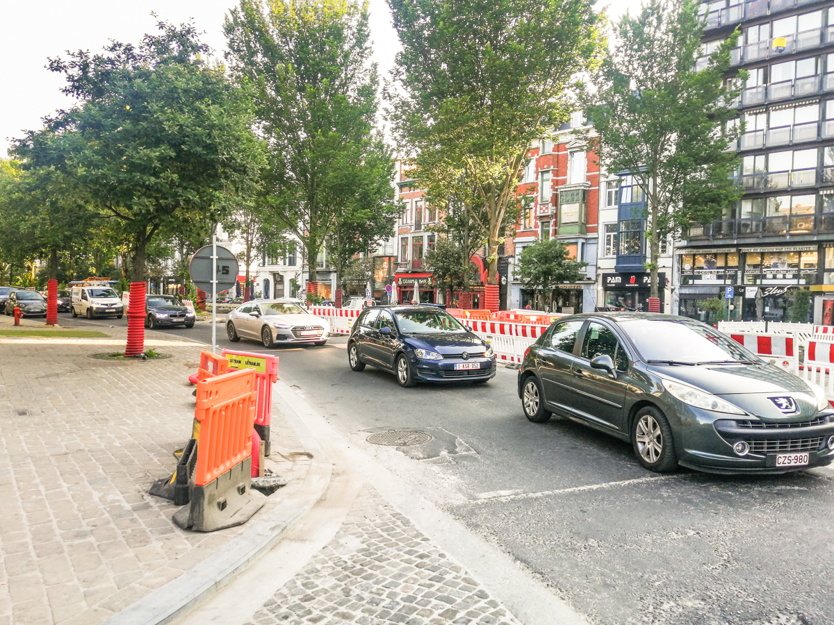 L’enfer automobile aux deux bouts du boulevard de la Sauvenière pourrait empirer ce mercredi