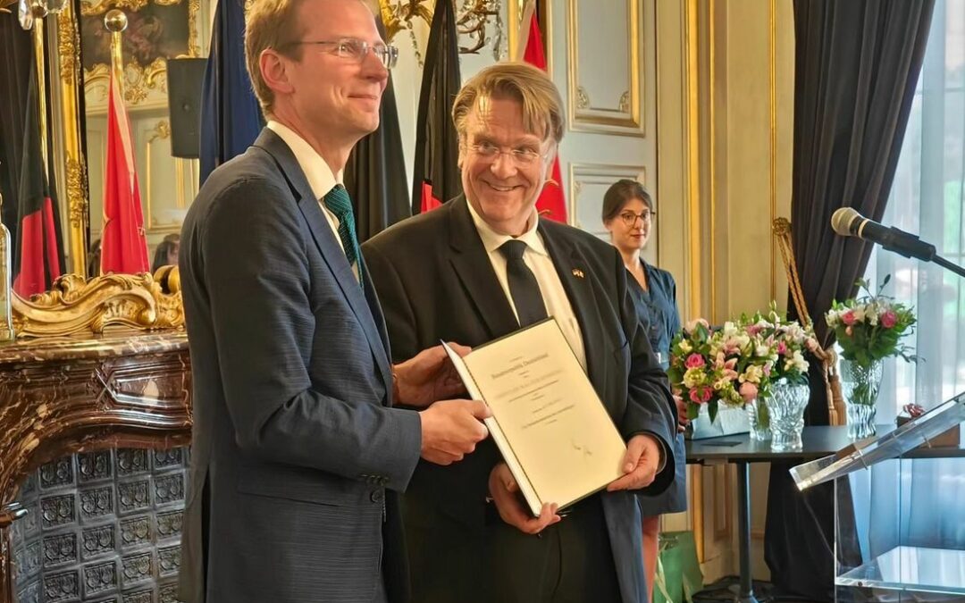 Le professeur d’université Christian Behrendt nouveau consul honoraire d’Allemagne