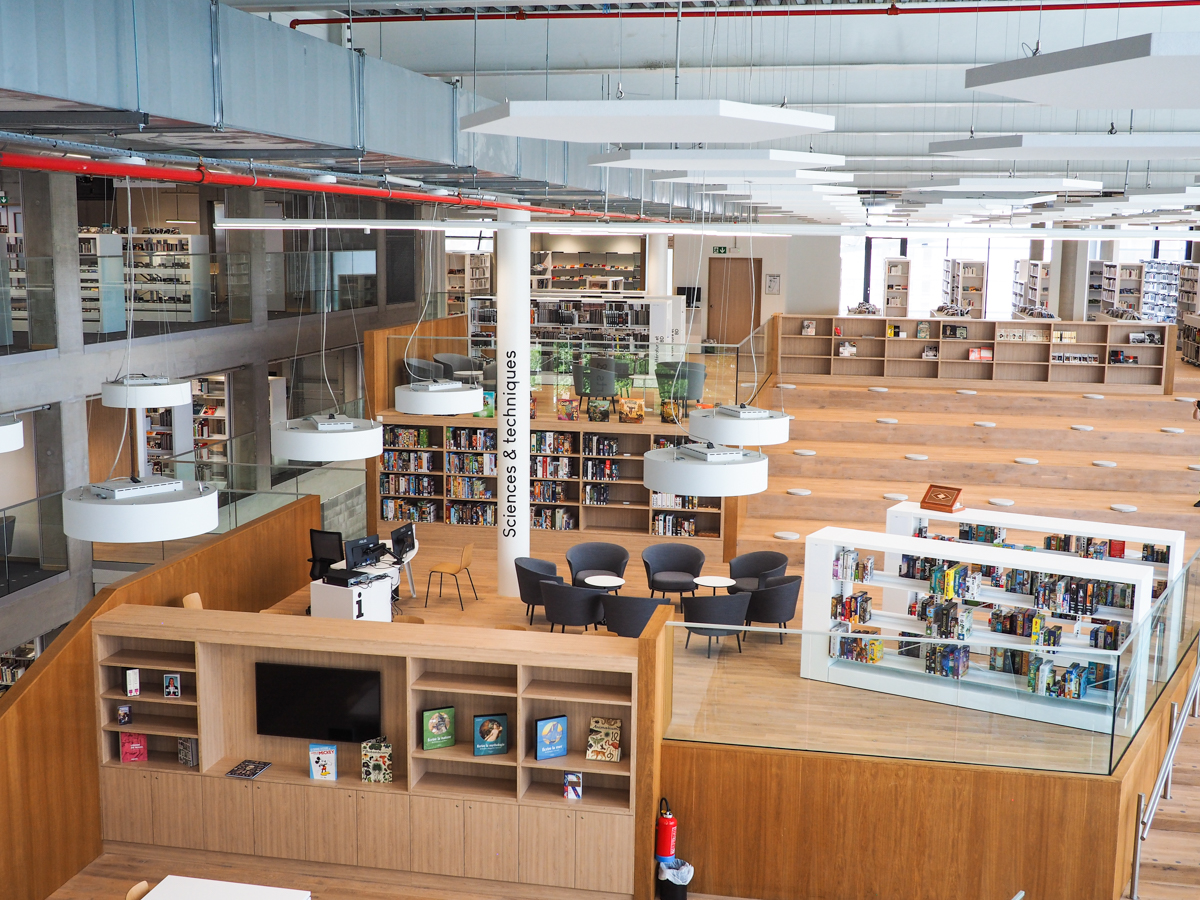 Le nouveau centre de ressources B3, qui remplace la bibliothèque des Chiroux, ouvre samedi au public (photos)