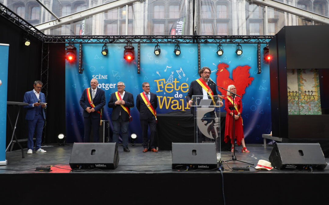 Aux Fêtes de Wallonie, Luc Gillard a rappelé l’importance des services publics