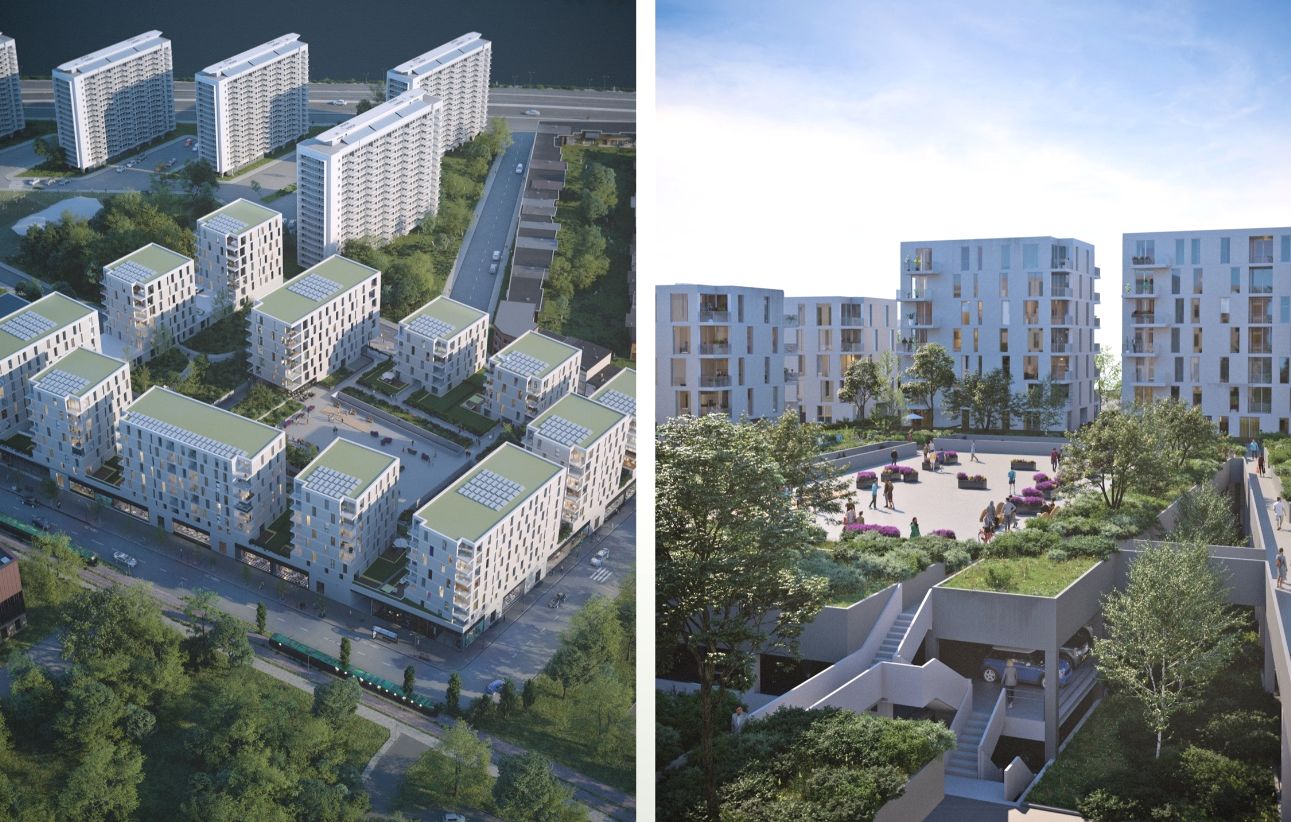 Douze nouveaux immeubles de 6 à 7 étages devraient apparaître à Droixhe