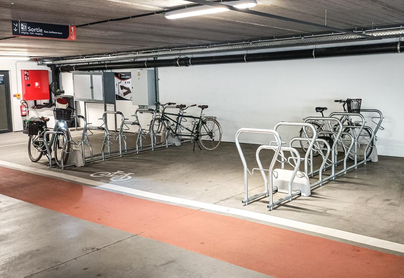 Nouveau parking vélo gratuit et sécurisé au centre-ville #pendant la  période des fêtes