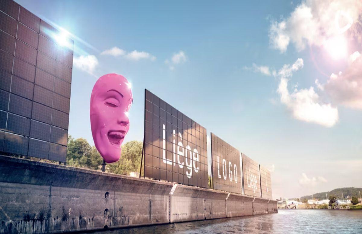 Un mur de 6.500 panneaux photovoltaïques sur les berges de l’Ile Monsin